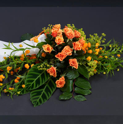 Interflora_kistedekorasjon_orange